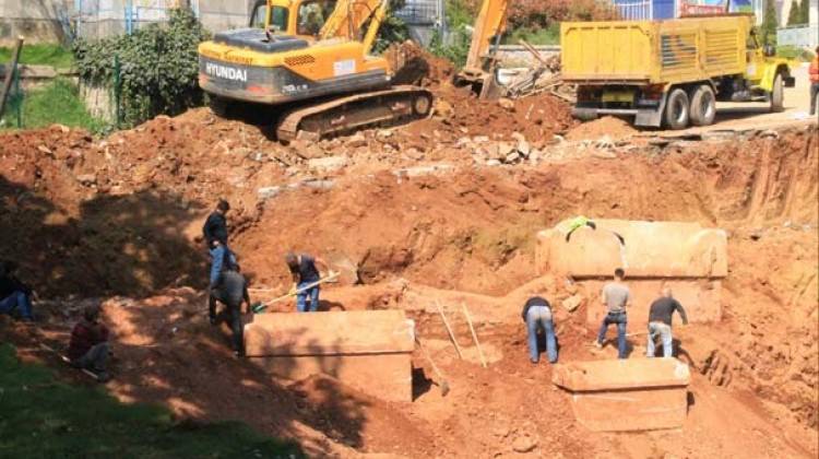 İnşaat kazısında 4. mezar da bulundu