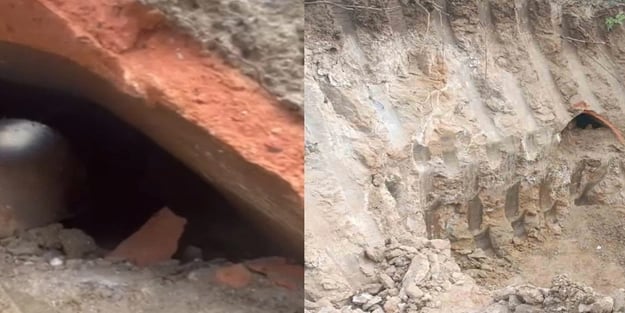 İnşaat kazısında altından çıkan şey herkesi şaşkına çevirdi! Herkes şokta: hiçbir yerde görmediğiniz küp mezar bulundu