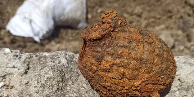 İnşaat kazısında bulundu! Birinci Dünya Savaşı ile Kurtuluş Savaşı'nda kullanılmış