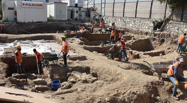 İnşaat kazısında Geç Roma dönemine ait mekanlar bulundu