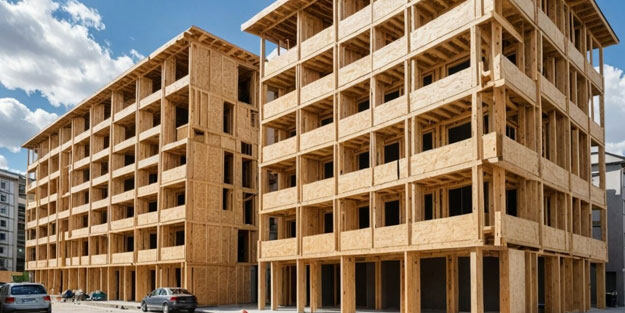 İnşaat sektörü alarm veriyor! Çözümü Ahşap apartmanlarda buldular