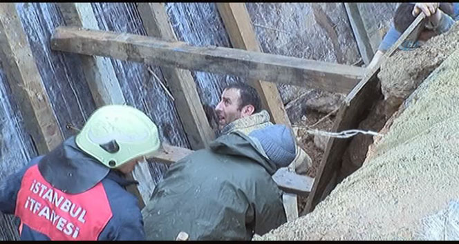 İnşaatta göçük!