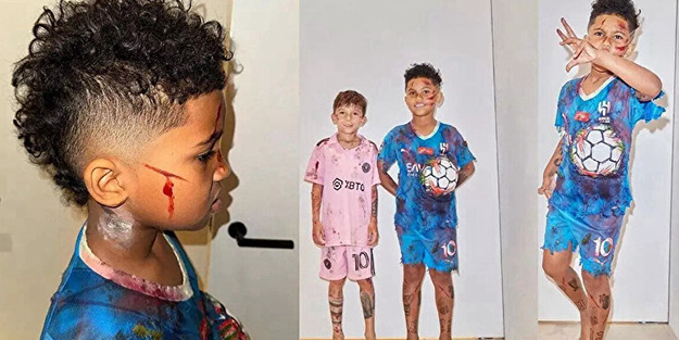 İnsan artığı şarkıcı Gazzeli çocuklar ile böyle dalga geçti