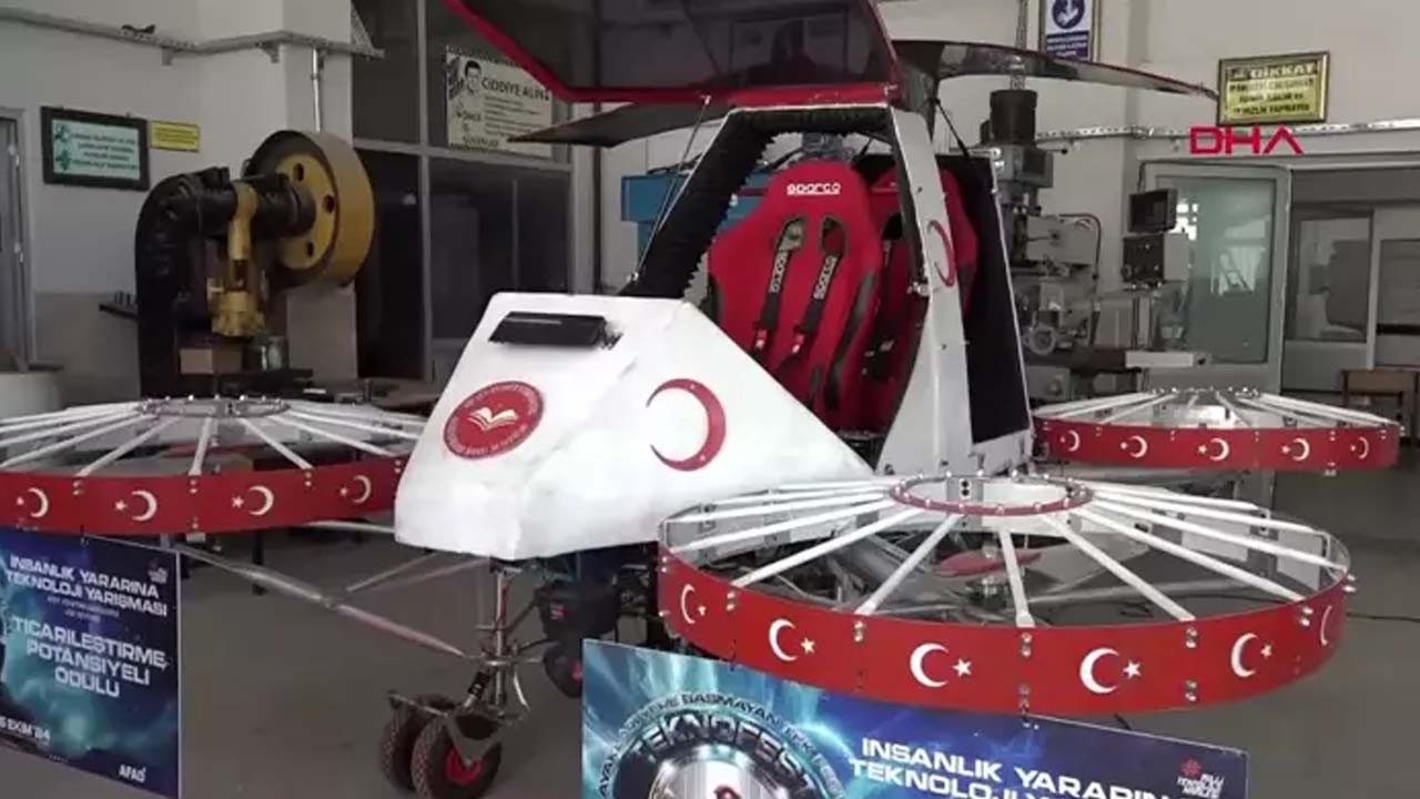İnsanlı ilk yardım dronu Teknofest'te dikkat çekmişti! Yeni detay: İki ödül birden aldı!