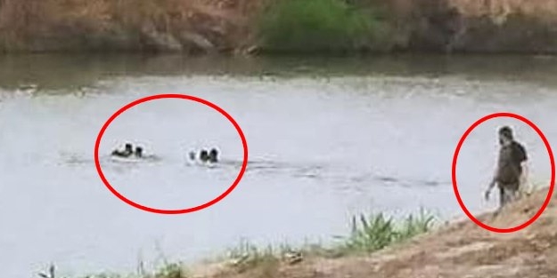 'İnsanlık ölmüş' dedirten anlar! İki kişinin boğulmasını böyle izlediler