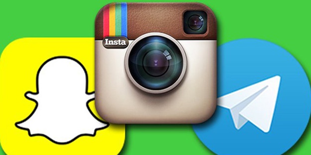 Instagram, Snapchat ve Telegram'ı engelledi