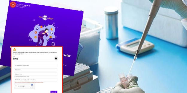 İnternet üzerinden koronavirüs testi nasıl yapılır? koronaonlem.saglik.gov.tr