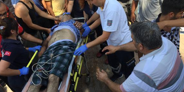 İntihar etmek için nehre atlayan adamı vatandaşlar son anda kurtardı