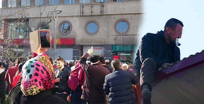 İntihar girişimini gören telefona sarıldı