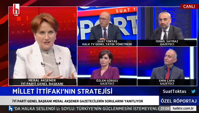 İP Genel Başkanı Meral Akşener'den adaylık açıklaması