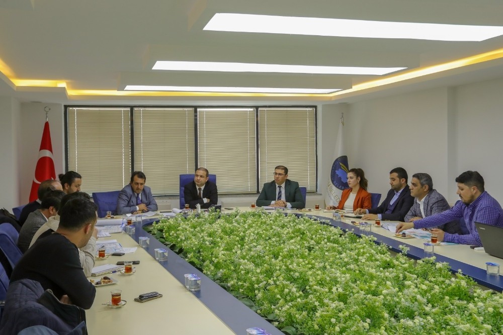 İpekyolu Belediyesi’nde alt yapı proje koordinasyon toplantısı 