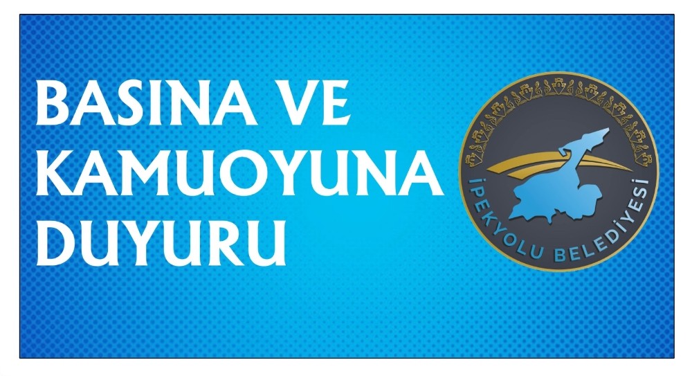 İpekyolu Belediyesinden basın açıklaması 