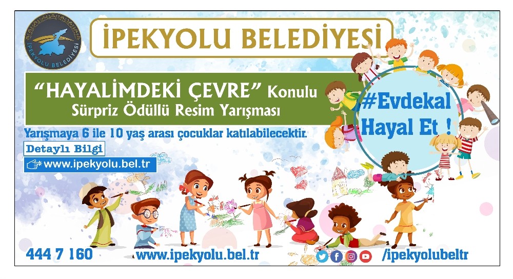İpekyolu Belediyesinden “hayalimdeki çevre” konulu resim yarışması 