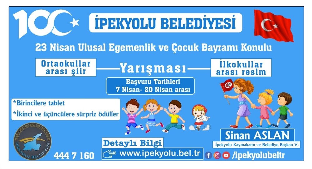 İpekyolu Belediyesinden resim ve şiir yarışması 