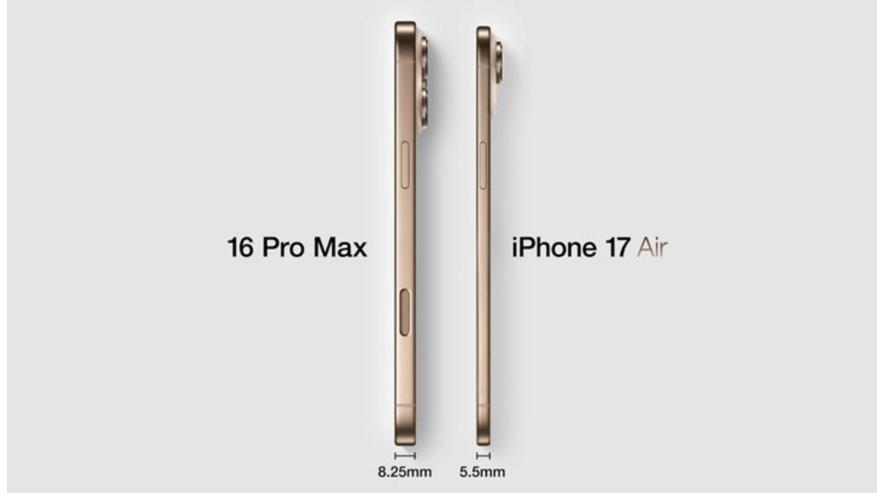 iPhone 17 Air modelinin tasarımı netleşti: Apple’ın en ince telefonu geliyor!