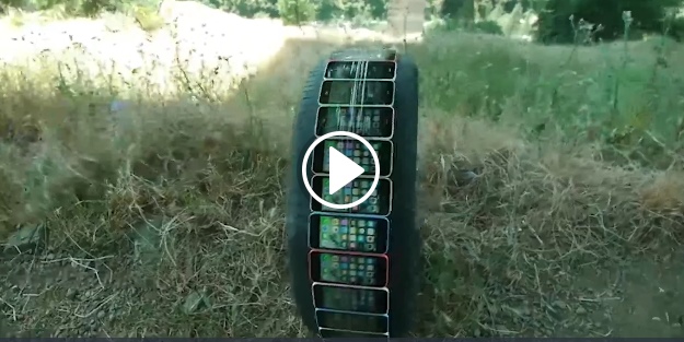  iPhone'a ilginç dayanıklılık testi