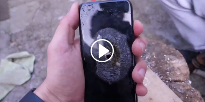 iPhone'dan stres çarkı yaptı!