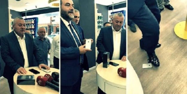 iPhone'unu kıran MHP'li: O demoydu
