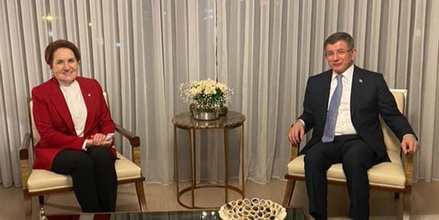 İP'li Akşener'den Davutoğlu'na sürpriz ziyaret