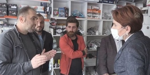 İP'li Meral'in yüzüne baka baka 