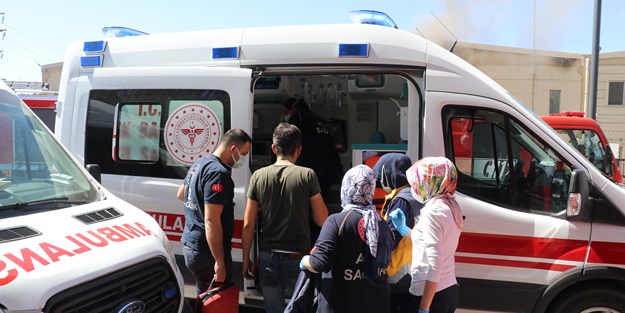 İplik fabrikasında yangın