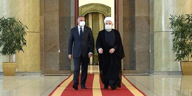 Irak Başbakanı Mustafa el-Kazımi, Hasan Ruhani ile görüştü