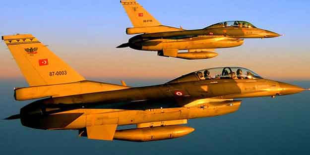Irak'ın kuzeyinde hedefler imha edildi