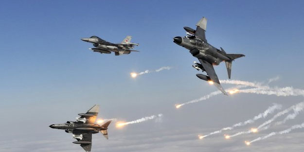 Irak'ın kuzeyine hava harekatı