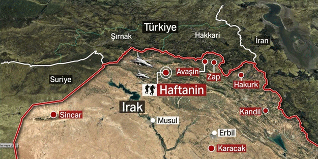 Irak'ın kuzeyine nokta operasyon: Terörist Zafer Akgün etkisiz hale getirildi