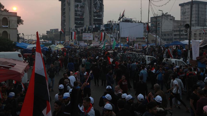 Irak'ın Necef vilayetinde 25 gösterici yaralandı