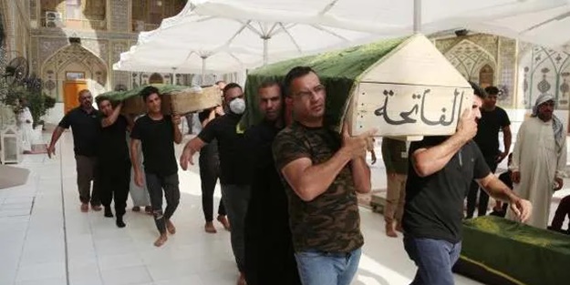 Irak'ta 3 günlük yas