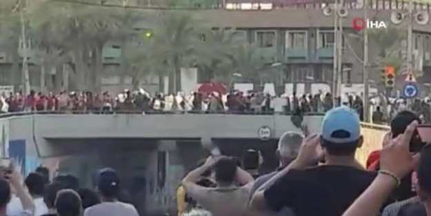 Irak'ta “Beni kim öldürdü?” protestosu kanlı bitti: 1 ölü, 45 yaralı