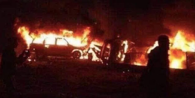 Irak'ta bir konvoya daha hava saldırısı