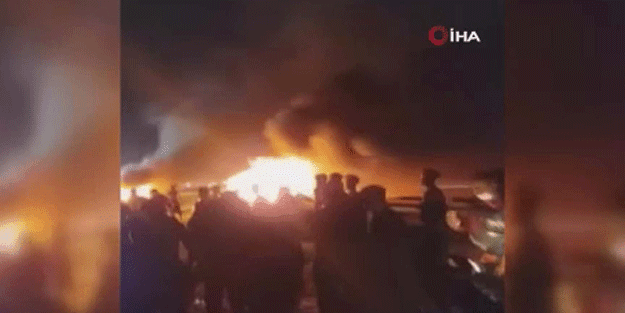 Komşuda kaos! Yangın halkı sokağa döktü