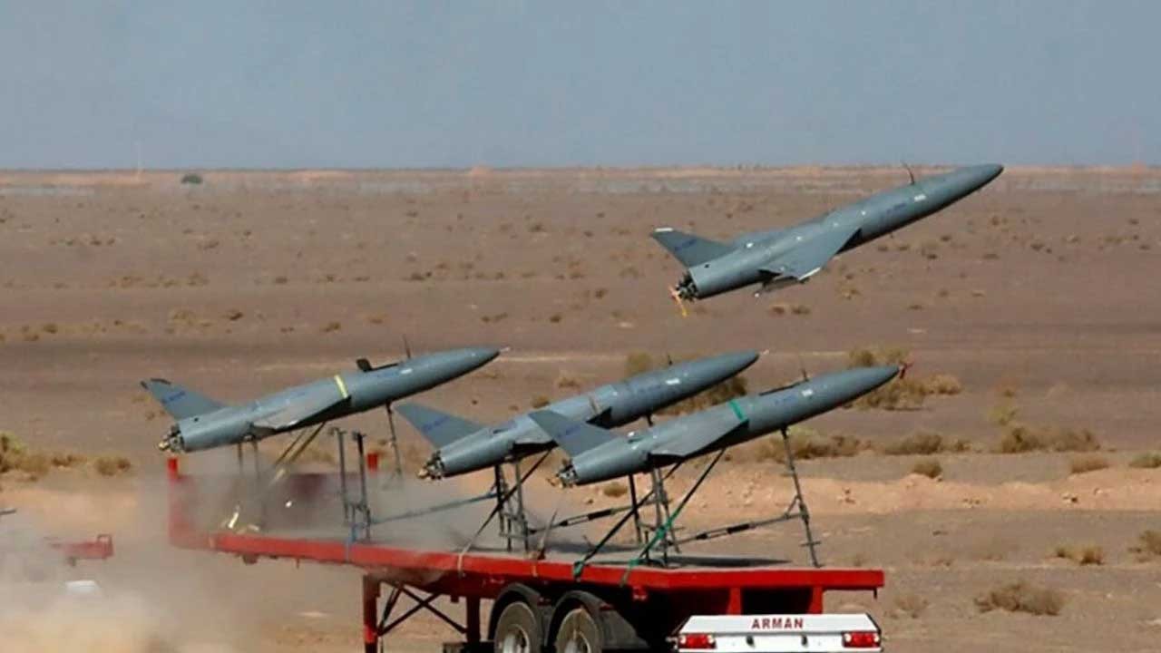 Irak’ta İHA'nın isabet ettiği bölgede büyük bir yangın çıktı