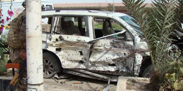 Irak'ta polis otobüsüne kanlı saldırı!