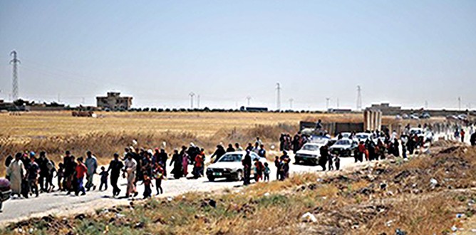 Irak’ta son bir ayda 600 bin kişi evini terk etti