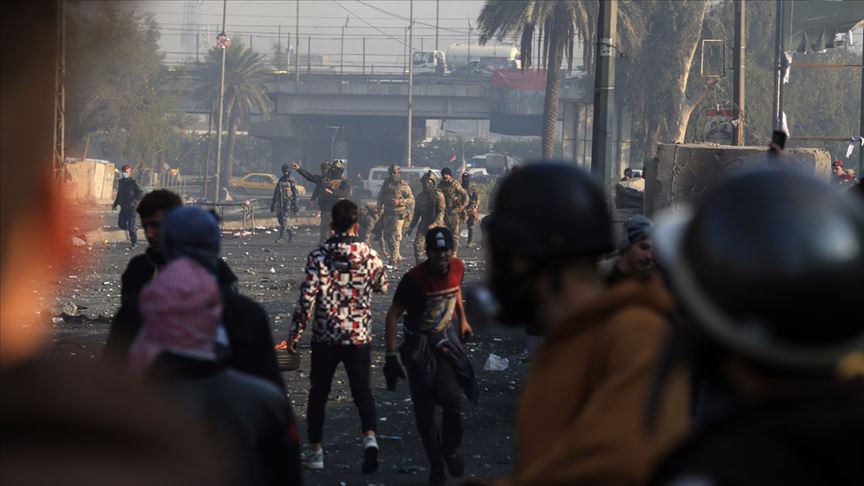 Irak'ta temsilciliği bulunan 16 ülkeden göstericilere yönelik 'aşırı güç' kullanımına tepki