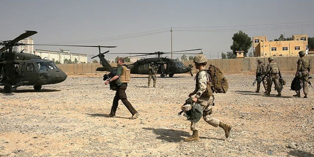 Irak'taki koalisyon güçleri şimdi yandı