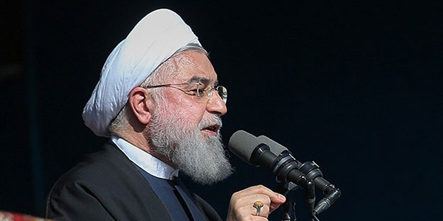 İran Cumhurbaşkanı Ruhani: Allah’ın yardımıyla Amerika’ya diz çöktüreceğiz