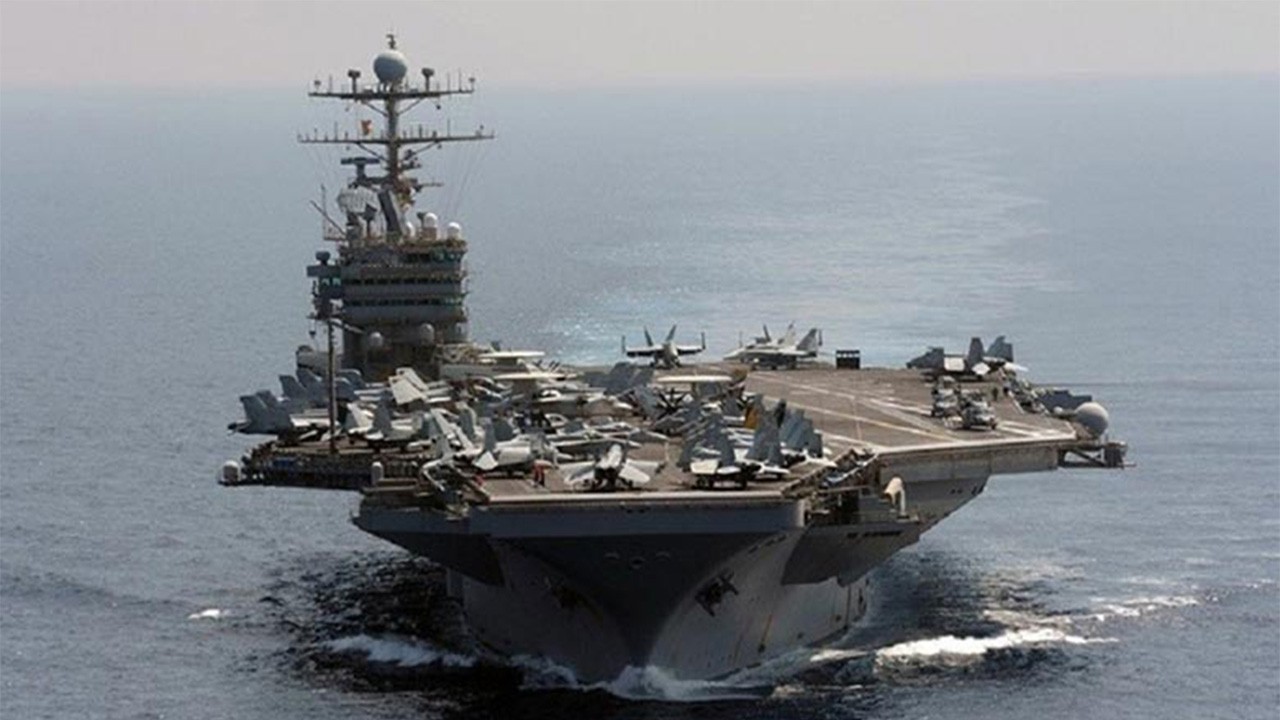 İran Genelkurmay Başkanlığı: Abraham Lincoln uçak gemisi bölgeden kaçtı! Alay konusu oldu