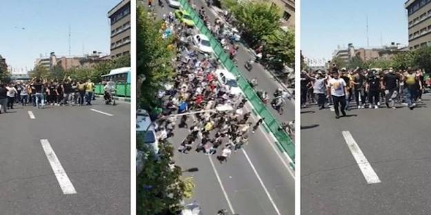 İran karıştı! Halk sokaklara döküldü