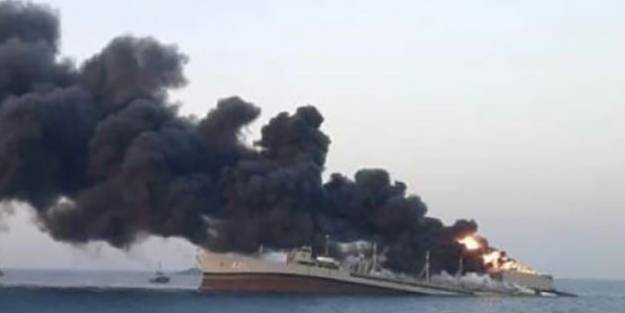 İran'ın en büyük savaş gemisi denizin dibini boyladı! 33 mürettebat yaralandı