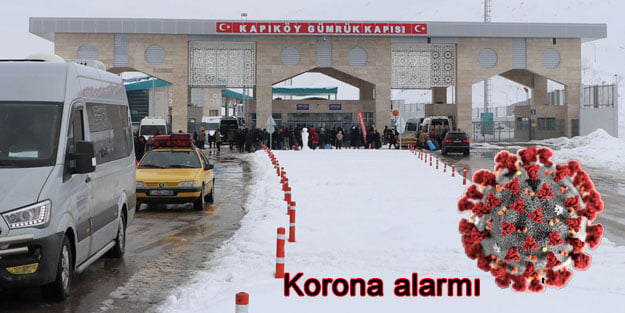 İran sınır kapımızda korona virüsüne karşı çok sıkı tedbirler alındı
