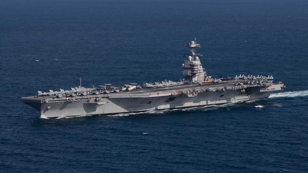 İran uçak gemisini vurduğunu açıklamıştı! Onarım için yola çıktı