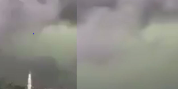 İran'da dehşete düşüren görüntü! Bulutlar yeşil oldu