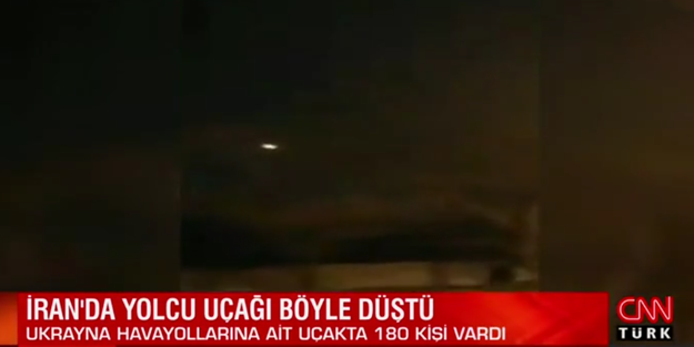 Dünya şokta: İran'da 180 kişiyi taşıyan yolcu uçağı düştü!