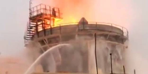 İran’da petrokimya tesisinde yangın çıktı