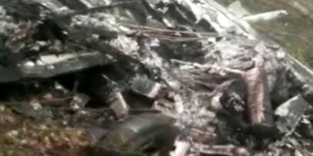 İran'da uçak düştü!