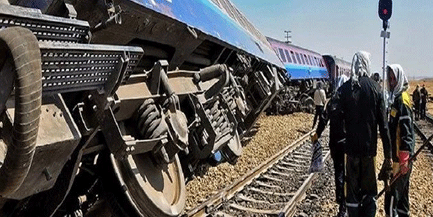 İran'da yolcu treni raydan çıktı: 17 kişi öldü